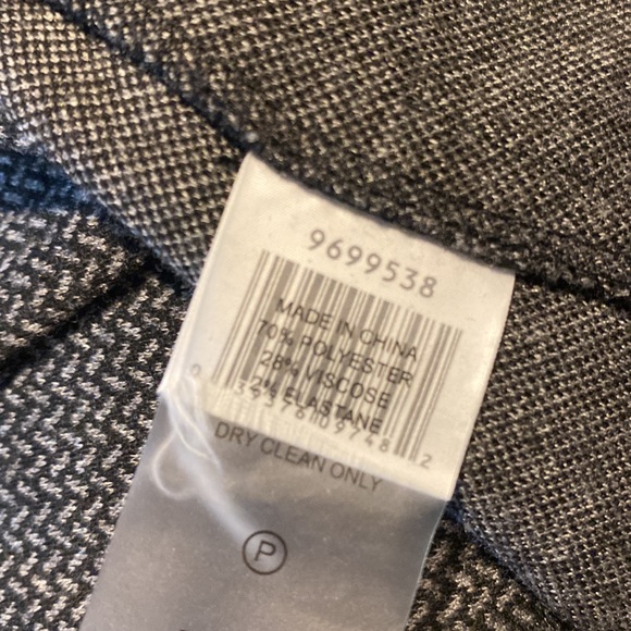 Vince Camuto Charcoal Gray Herringbone Stretch Jersey Blazer - Picture 5 of 5